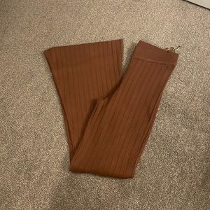 Brown flare pants - brand new